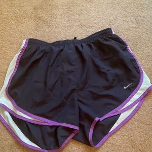 Size medium, dry fit Nike running shorts. Gently used.